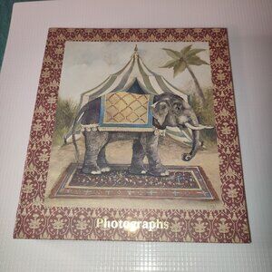 Gorgeous Elephant Design Photo Album 200 photos large format Deluxe academia